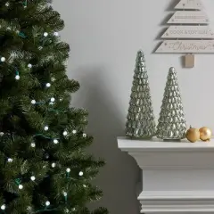 60ct LED Faceted Sphere Christmas String Lights with Green Wire - Wondershop&trade;