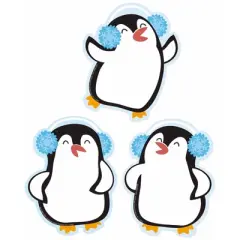 Eureka&reg; Winter Penguins Paper Cut-Outs, 36 Per Pack, 3 Packs