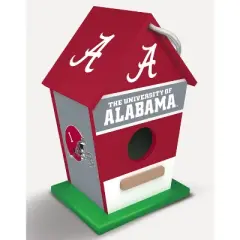 MasterPieces Officially Licensed NCAA Alabama Crimson Tide outdoor wood birdhouse!