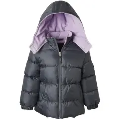 Pink Platinum Little Girl Classic Ripstop Puffer Jacket