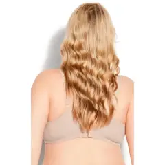 Women's Plus Size  Lace Soft Cup Wire Free Bra - beige | AVENUE