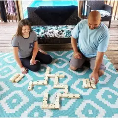 Bolaball Board Games Fun Pack: Giant Dice & 45 Tumbling Blocks - 3 in 1 Extreme Set