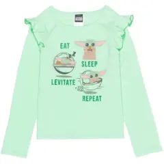 Star Wars The Mandalorian The Child Girls 2 Pack T-Shirts Little Kid to Big Kid 