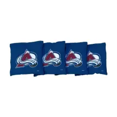 NHL Colorado Avalanche Corn-Filled Cornhole Bags Blue - 4pk