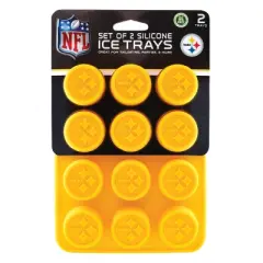 MasterPieces FanPans 2-Pack Team Ice Cube Trays - NFL Pittsburgh Steelers