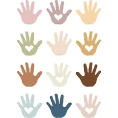 Teacher Created Resources&reg; Everyone is Welcome Helping Hands Mini Accents, 36 Per Pack, 6 Packs