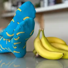 Banana Socks (Women's Sizes, Adult Medium) from the Sock Panda