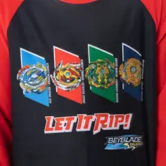 Beyblade Burst Boys' Spinner Tops Fafnir Let It Rip! 2 Piece Pajama Set Beyblade - Let It Rip