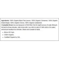 The Tao Of Tea 500 Mile Chai Black Tea & Spices