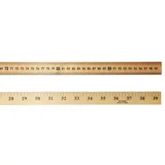 Charles Leonard Meter Stick with Storage Hole, Pack of 6