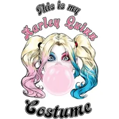 Girl's Batman Harley Quinn Gum Costume T-Shirt