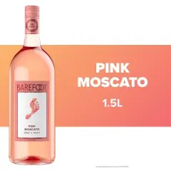 Barefoot Cellars Pink Moscato Wine - 1.5L Bottle