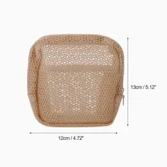 Unique Bargains Durable Grid Makeup Bag 1 Pc