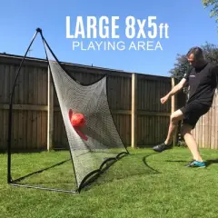 QUICKPLAY KICKSTER 2-in-1 Soccer Goal & Rebounder 8 x 5'