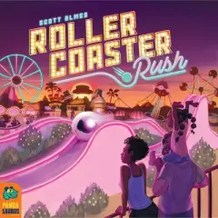 Roller Coaster Rush Game: Asmodee Creative Engineering Board for 2-4 Players, Includes Cards & Marbles
