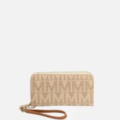 MKF Collection Danielle Milan Wristlet Wallet Handbag Purse Multiple Card Slots by Mia K