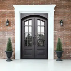 DR.Planzen Faux Cypress Topiary Trees for Outdoors, Fake Cypress Trees for Home Decor Office Living Room Porch Patio Perfect Housewarming Gift