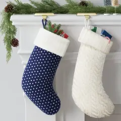 20" Cable Knit Christmas Stocking - Wondershop&trade;