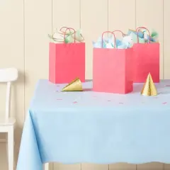 4pk Small Gift Bags Solid Pink - Spritz&trade;