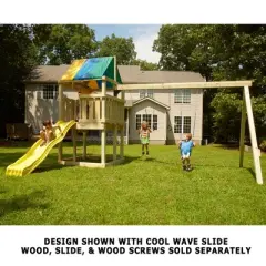 Swing-N-Slide Wrangler DIY Playset Hardware Kit (Wood and Slide not included)