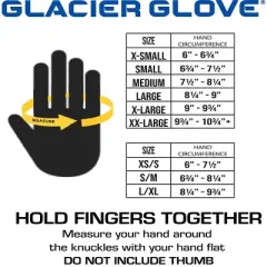 Glacier Glove Guide Full Finger Gloves - Black