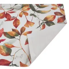 Saro Lifestyle Fall Leaf Placemat, 14"x20" Oblong, Multi (Set of 4)