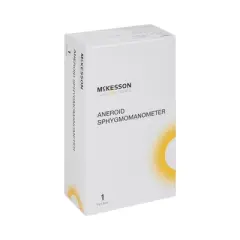 McKesson Deluxe Adult Cuff Arm Aneroid Sphygmomanometer Unit 2-Tubes Orange 1 Each
