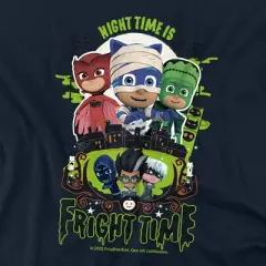 Toddler Boys' Pj Masks Halloween Night Time Is Fright Time T-Shirt