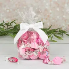 12ct Pink Candy Goodie Bag Party Favors by Just Candy (12 Pack)