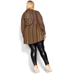 Women's Plus Size Intrigue Tunic - cinnamon | CITY CHIC
