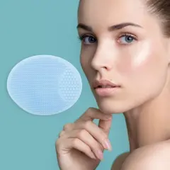 Unique Bargains Silicone Facial Cleansing Brush 3.94"x3.15"x1.3" 1 Pc