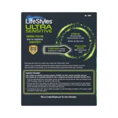 LifeStyles Ultra-Sensitive Latex Condoms - 36ct
