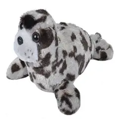 Wild Republic Cuddlekins Mini Harbor Seal Stuffed Animal, 8 Inches