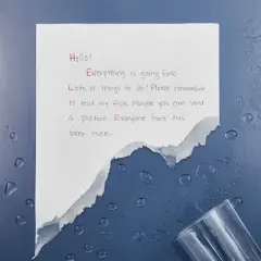 Juvale Spy Paper Dissolving Note Pad (4.25 x 2.75 in., 2 Pack)