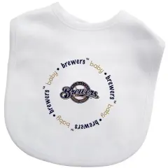 Baby Fanatic 2 Piece Bid and Shoes - MLB Milwaukee Brewers - White Unisex Infant Apparel