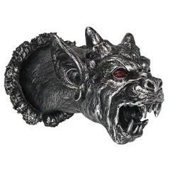 Design Toscano Gothic Gargoyle Cathedral Devil Dog Illuminated Wall Sculpture