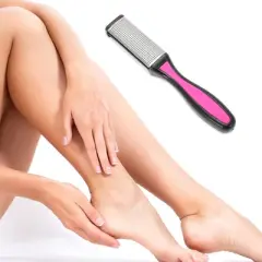 Unique Bargains Two-color Handle Foot Scrubber 1 Pc