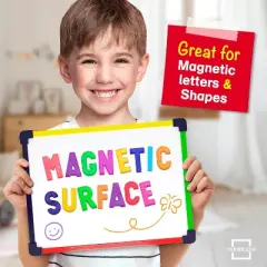 SCRIBBLEDO Magnetic Dry Erase Board 9"x12" Whiteboard 10-Pack with Erasers Small Portable Classroom & Office White Boards