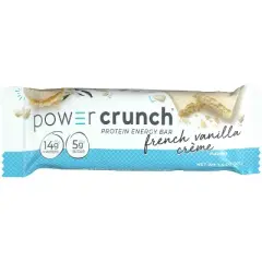 Power Crunch Wafer 14g Protein Energy Bar - French Vanilla Cream - 5pk
