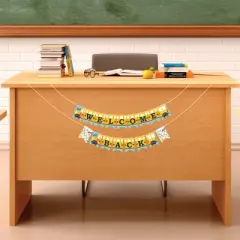 Big Dot of Happiness Back to School - First Day of School Classroom Decorations Mini Pennant Banner - Welcome Back