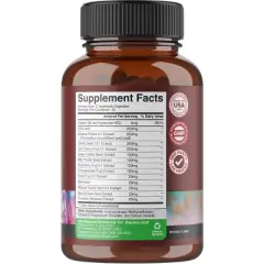 Uric Acid Capsules, Joint Support Supplement and Detox Cleanse with Tart Cherry Extract, Nature's Craft, 60, 90 or 120ct