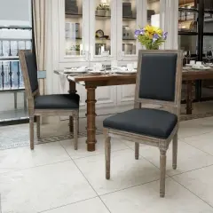 Set of 2 Ledger Traditional Dining Chairs - Christopher Knight Home
