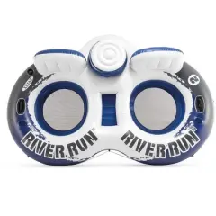 Intex River Run II Inflatable Floating Lake Tube with Cooler 2-Pack