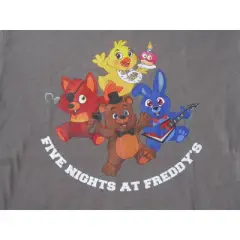 Five Nights at Freddy's Freddy and Friends Youth Dark Heather Graphic Tee