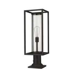 Z-Lite Dunbroch 1 - Light Lantern in  Black
