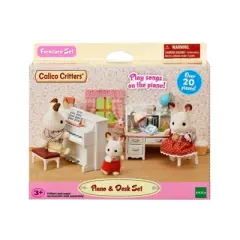 Calico Critters Piano and Desk Set