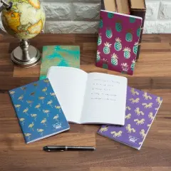 Elan Publishing Company 5 x 8 Field Book Set - Lined Text / Combo. FOIL PATTERNS