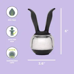 Chef'n SaltBall Grinder Black and Clear