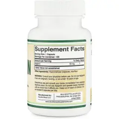Apigenin - 120 x 50 mg capsules by Double Wood Supplements - Bioflavonoid for Relaxation and Sleep Support