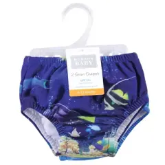 Hudson Baby Infant and Toddler Unisex Swim Diapers, Coral Reef Dolphin